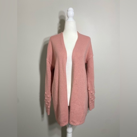 Medium EST. 1946 Pink Stretchy Acrylic Sweater w/ Dot Design - Picture 2 of 7